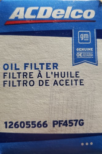 Delco pf457g oil - oil, no