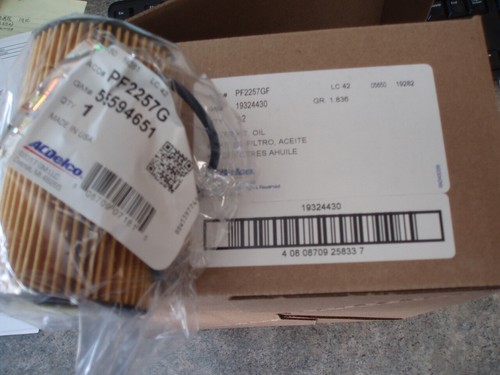 New engine oil filter - new,